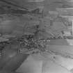 General View Dunning, Perthshire, Scotland. Oblique aerial photograph taken facing South/West. This image was marked by AeroPictorial Ltd for photo editing.