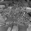 General View Lesmahagow, Lanarkshire, Scotland. Oblique aerial photograph taken facing East. 