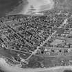 Lossiemouth Urquhart, Morayshire, Scotland. Oblique aerial photograph taken facing South/East. 