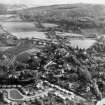 General View Kinnoull, Perthshire, Scotland. Oblique aerial photograph taken facing East. This image was marked by AeroPictorial Ltd for photo editing.