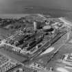 Scottish Gas Board, Granton Gas Edinburgh, Midlothian, Scotland. Oblique aerial photograph taken facing North/West. 