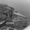 General View Kinghorn, Fife, Scotland. Oblique aerial photograph taken facing East. 