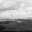View showing Tay and Bridge in distance Kinfauns, Perthshire, Scotland. Oblique aerial photograph taken facing East. 