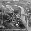 South of Scotland Electricity Board Rutherglen, Lanarkshire, Scotland. Oblique aerial photograph taken facing East. This image was marked by AeroPictorial Ltd for photo editing.