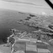 General View Banff, Banff, Scotland. Oblique aerial photograph taken facing East. 