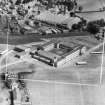 Webster's Secondary School Kirriemuir, Angus, Scotland. Oblique aerial photograph taken facing North. This image was marked by AeroPictorial Ltd for photo editing.