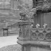 Courtyard, detail of fountain