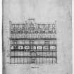 Edinburgh, 33, 34, 35, 36, 37, 38 Princes Street, C & A.
Photographic copy of front elevation.
Titled: 'Messrs Cranston & Elliot 33 To 38 Princes Street.  1/8" Scale Elevations Sheet No.11.'
Insc: 'T.Duncan Rhind A.R.I.B.A. Archt. 28 Rutland St. Edinr.'
Signed : 'T. Duncan Rhind.'
Glazed linen, ink, colour wash. Scale: 1/8"