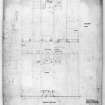 Edinburgh, 33, 34, 35, 36, 37, 38 Princes Street, C & A.
Photographic copy of basement and ground floor plans.
Titled: 'Messrs Cranston & Elliot. 33 To 38 Princes Street.'
Insc: 'T. Duncan Rhind, Architect, 28 Rutland St. Edinburgh.'
Paper, ink, pencil. Scale: 1/8"