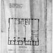 Edinburgh, 33, 34, 35, 36, 37, 38 Princes Street, C & A.
Basement plan.
Titled: 'Messrs. Renton & Co. Ltd. 32 to 38 Princes Street. Alterations & Additions to Shop Front. Drawing No.1.'
Insc: '42 Frederick St. Edin.'
Paper, ink, colour wash. Scale: 1/8"