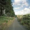 View of specimen hut and West Highland Way.