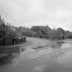 Twechar, Main Street, Forth and Clyde Canal, Lifting Bridge
View from North