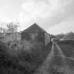 Islay, Bridgend, Bridgend Hotel, Northern Range
Oblique view from E along N side of N range of former steading