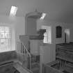 Interior.
View of pulpit.