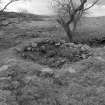 View of southern farmstead from north; detail of corn-drying kiln bowl from north.