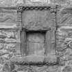 Detail of locker and central panel of sacrament house.