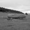 View of West-South-West stone from South-West. (Scale in 0.5m divisions)