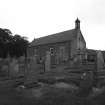 General view of church and burial-ground from South-East.