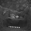 Excavation photograph : area 1 - f2248, pot in ditch 2, from E.