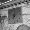 Interior.
Detail of kiln temperature gauge to right side of firebox, see picture 25 for counterweight.