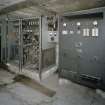 Interior.
View of switchgear room in basement from SW.