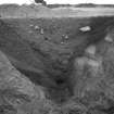 Excavation photograph : section.