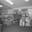 Interior. View of ground floor main warehouse from North