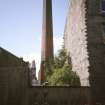 View from E showing chimney.