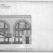 Caledonian Railway Company, Princes Street Station Hotel.
Photographic copy of plans, sections and elevations of interiors, including entrance hall and principal staircase.