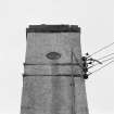 Detail of chimney with 1817 date plaque.