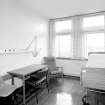 Fourth floor, general view of sample patients room, Bellshill Maternity Hospital.