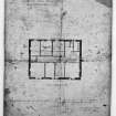 Clarendon Hotel, photographic copy of fourth floor plan.