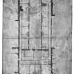 Clarendon Hotel, photographic copy of second floor plan.