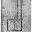 Clarendon Hotel, photographic copy of proposed alterations, third floor plan.