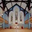 Interior. View from South showing the pulpit and galleries