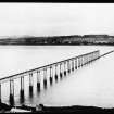View of Tay Bridge after the collapse of 1879
From original lantern slide
