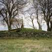 View of cairn from W