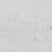Photographic copy of page 43  'Craiglockart Tower' 1834
James Murray (fl 1833 - 1834), Sketchbook 2