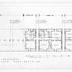 Photographic copy of floor plan revision.