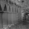 View of cloister, Oronsay Priory.