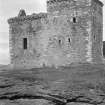 Portencross Castle. General view.