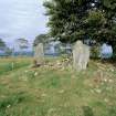 View of South Fornet recumbent stone circle from South.