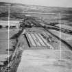 Telegraph Condenser Co, Ltd, Whiteside Works, Bathgate, Standhill Fm, Bathgate, west Lothian, Scotland, 1948. Oblique aerial photograph taken facing east.  This image has been produced from a crop marked negative.