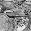 north British Steel Foundry Ltd, Balbardie Steel Works, Paulville, Bathgate, west Lothian, Scotland, 1949. Oblique aerial photograph taken facing south-west.