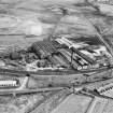 north British Steel Foundry Ltd, Balbardie Steel Works, Paulville, Bathgate, west Lothian, Scotland, 1949. Oblique aerial photograph taken facing south.