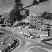Old Blacksmith's Shop, Bensmoor Road, Springfield,   Old Smithy, Gretna, Dumfries-shire, Scotland, 1949. Oblique aerial photograph taken facing north.