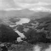Loch Ard, general view,   Drumlean, Aberfoyle, Perthshire, Scotland, 1949. Oblique aerial photograph taken facing west.