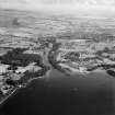 Balloch, general view, showing Balloch Pier and Balloch Bridge,   Balloch, Bonhill, Dunbartonshire, Scotland, 1949. Oblique aerial photograph taken facing south-east.