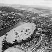 Perth, general view, showing north Inch and Perth Bridge,   north Inch, Perth, Perthshire, Scotland, 1949. Oblique aerial photograph taken facing south.