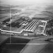 Pressed Steel Co, Ltd, Linwood Works, Linwood Road, Millarston, Paisley, Renfrewshire, Scotland, 1950. Oblique aerial photograph taken facing north.  This image has been produced from a crop marked negative.